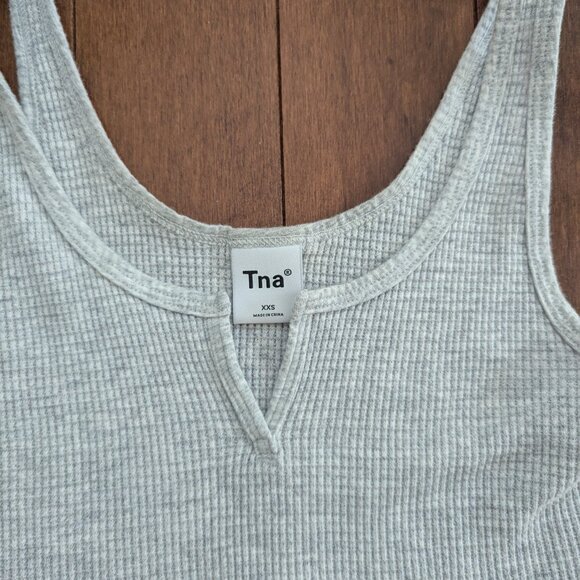 3/$20 TNA WAFFLE  NOTCH TANK TOP - Picture 2 of 2